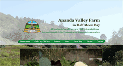 Desktop Screenshot of anandavalleyfarm.com